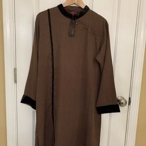 Brand new one piece chocolate color Kameez/ long Fatua 🍂